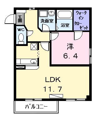 ネムノキの間取り