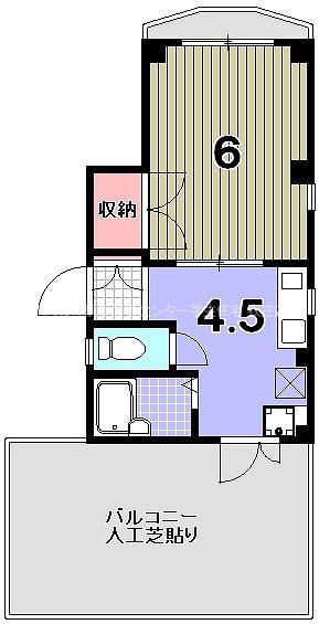 シャトレ一条の間取り