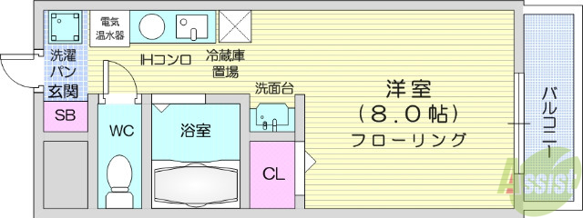 メゾン・ド・サクレの間取り