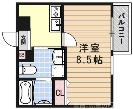 THE GARNET SUITE RESIDENCE西大路の間取り