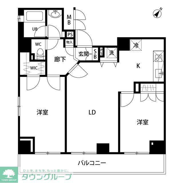 ボンナチュール入谷の間取り