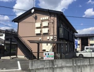 【リビエール倉敷Aの建物外観】