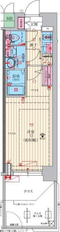 豊中市螢池西町のマンションの間取り