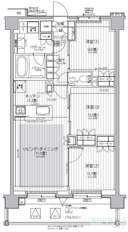 Nステージ東小金井の間取り