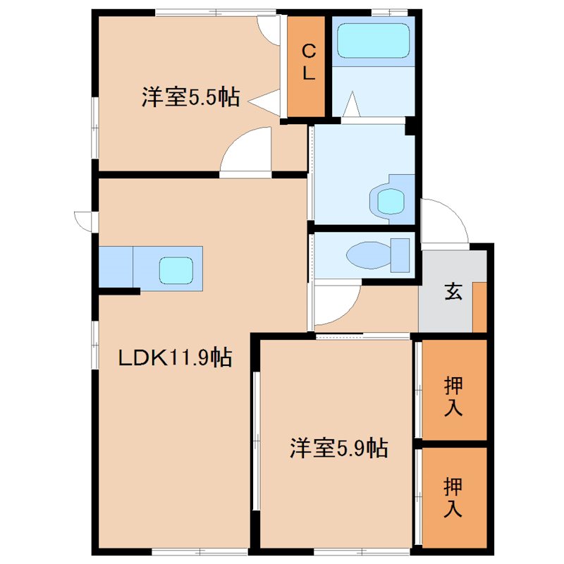 エトワールディアスの間取り