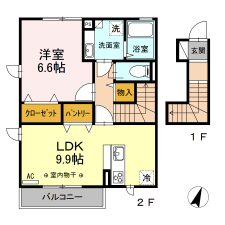 ルミエール小山の間取り