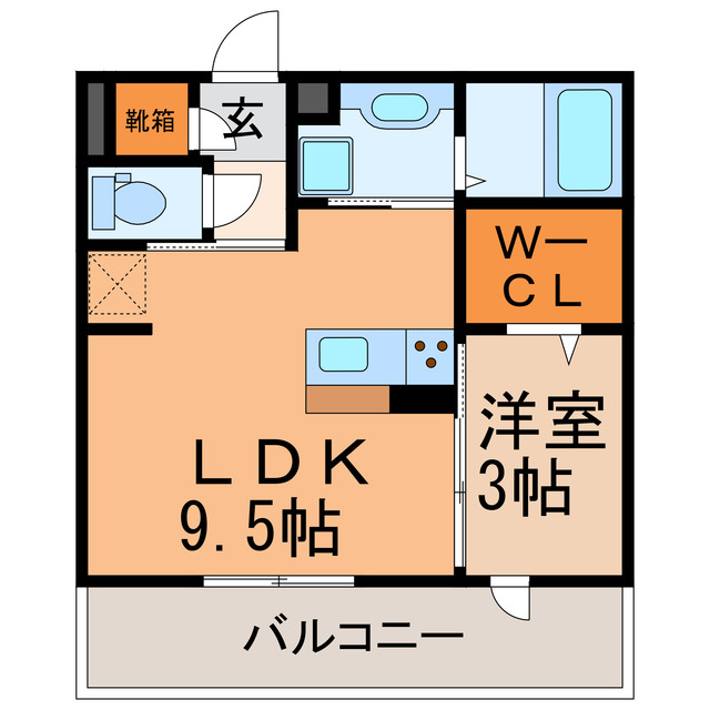 ルミエール（下条町）の間取り