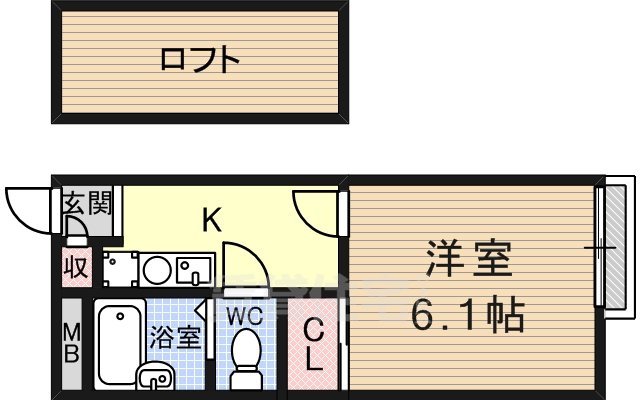 レオパレスレジデンス南春日丘の間取り