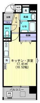 ＦＩＮＥ　ＳＭＡＲＴ錦町の間取り