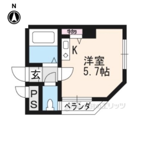 ロイヤル紫野の間取り