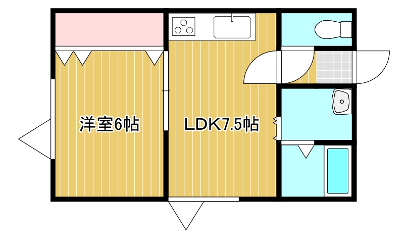 港北ハイツの間取り