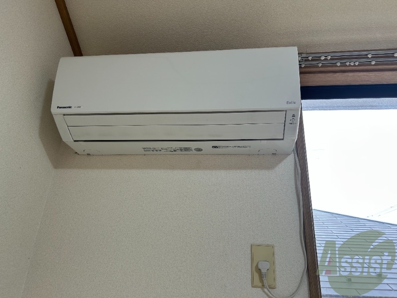 その他設備　エアコンが設置してありますので、寒暖対策もばっちり。