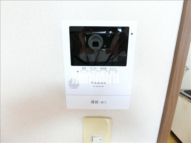 セキュリティ　来客時にはすぐに確認することができます。