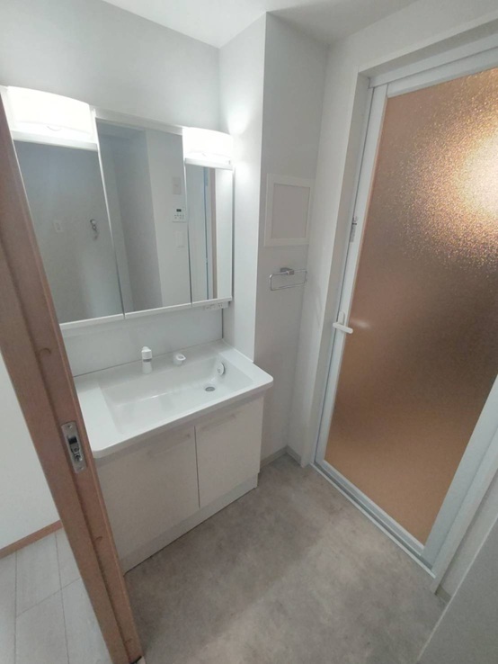 洗面設備　※同タイプの写真。建築中の為、現状優先。