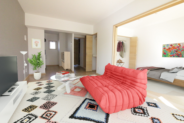 居室・リビング　家具家電はＣＧとなります