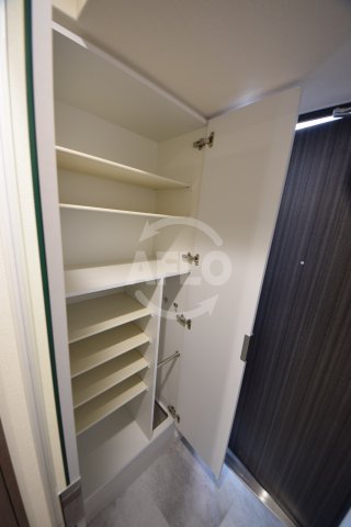 収納　プレサンス THE TENNOJI 逢阪トゥルー　シューズボ