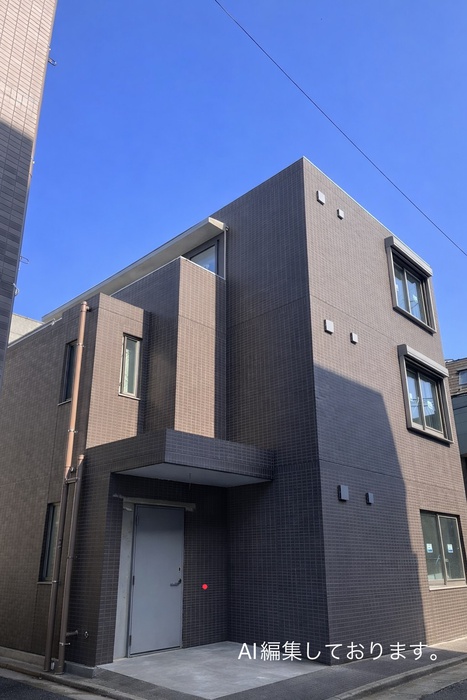 建物外観　建築中