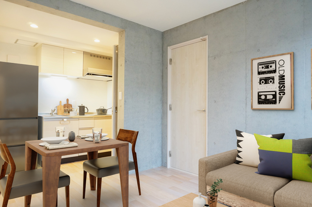 居室・リビング　こちらの家具はＣＧです。家具付きではございません。