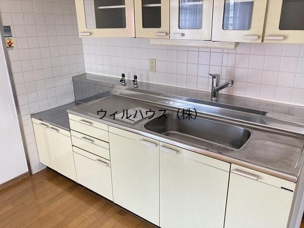 キッチン　ガスコンロ設置可！