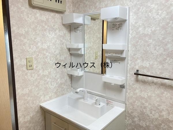 洗面設備　独立洗面台！