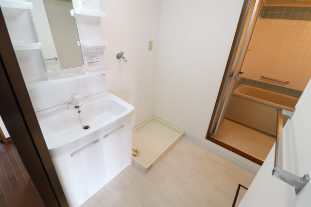 洗面設備　脱衣場