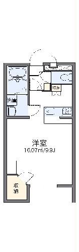 レオパレスアルブルの間取り写真