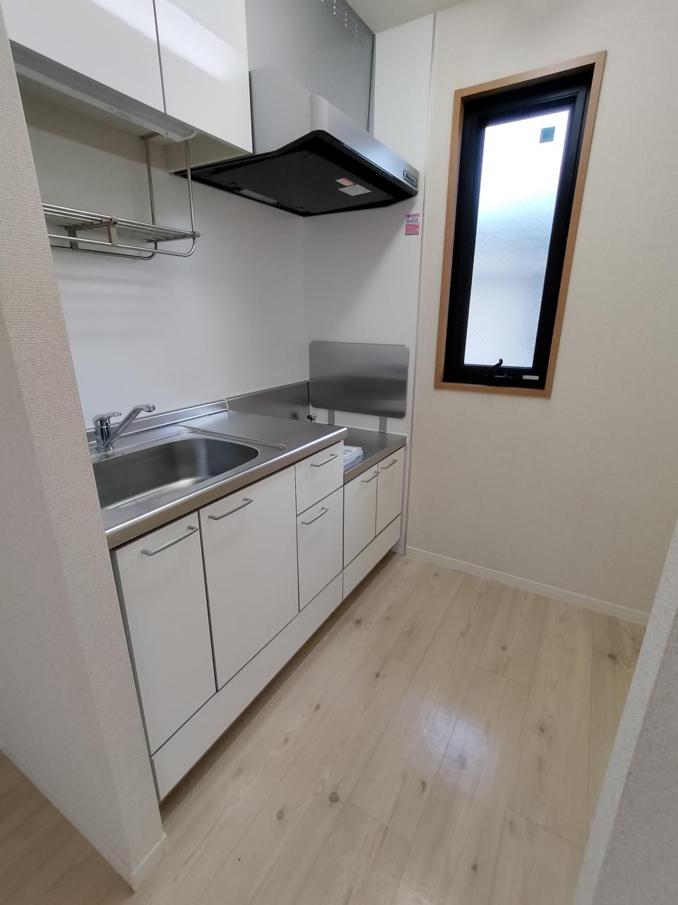 キッチン　2口ガスコンロ設置可