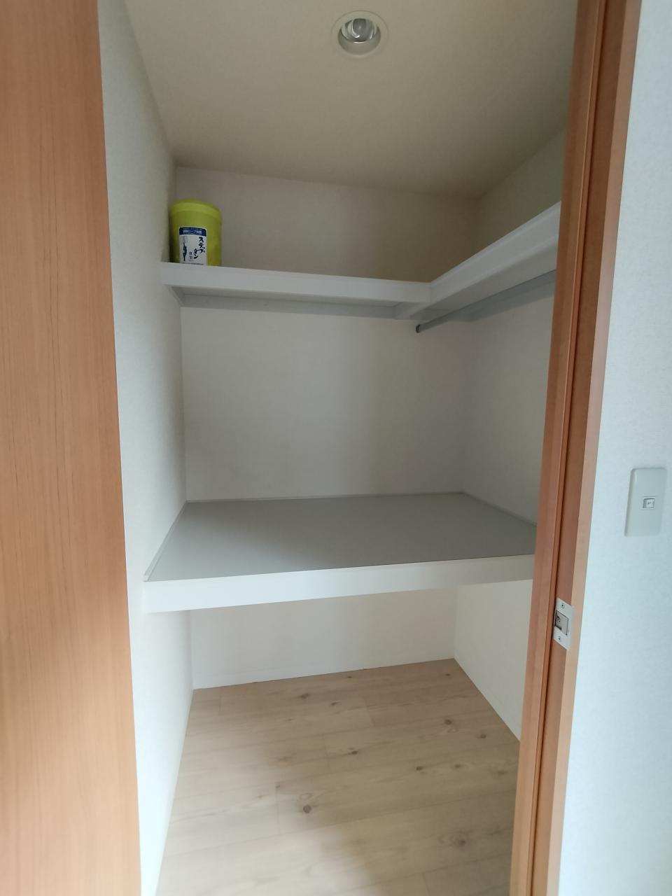収納　ウォークインクローゼット