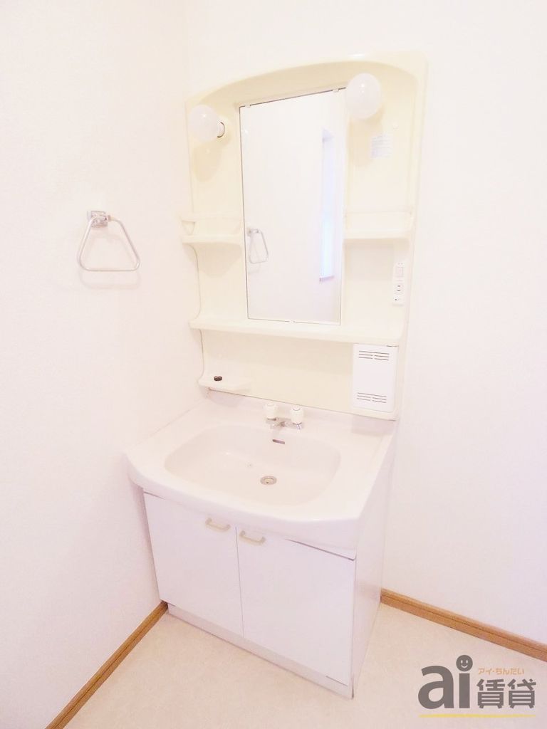 洗面設備　※同施工写真です。