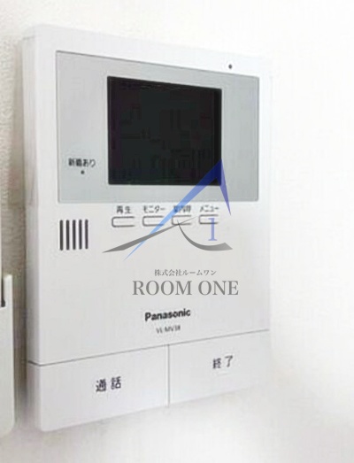 セキュリティ　モニター付きインターホンです。