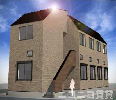 建物外観　建設中のため