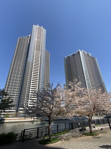 建物外観　勝どきエリアを代表するタワーマンションです。
