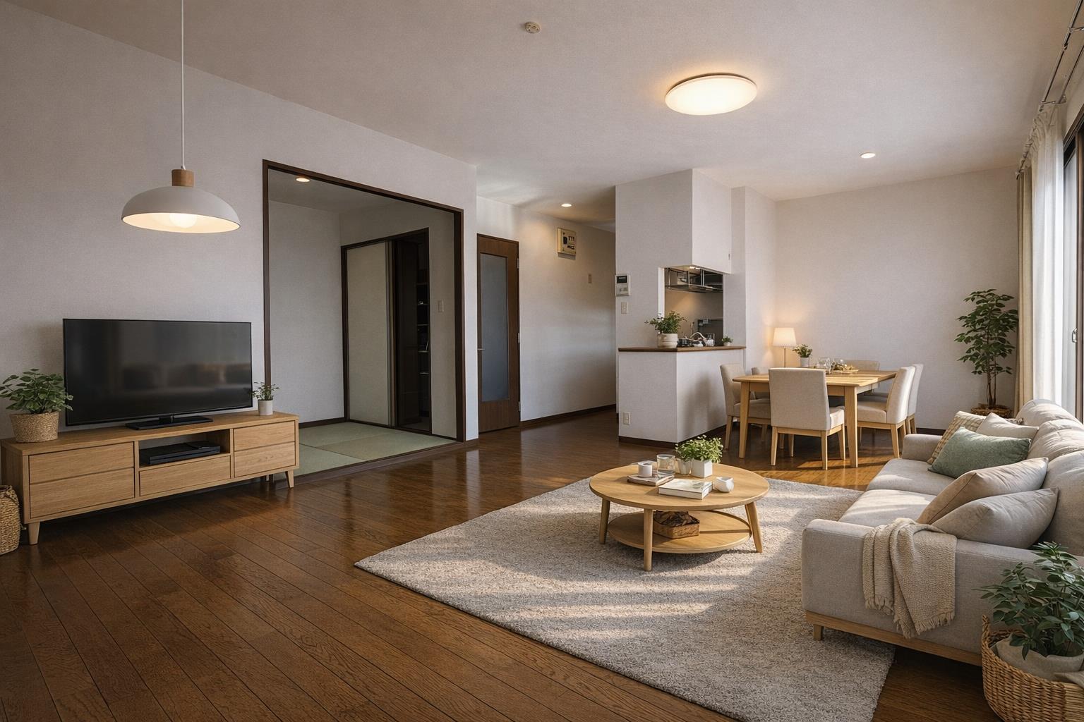 居室・リビング　家具レイアウトイメージ