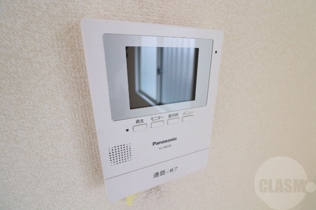 セキュリティ　モニター付きインターフォンで安心