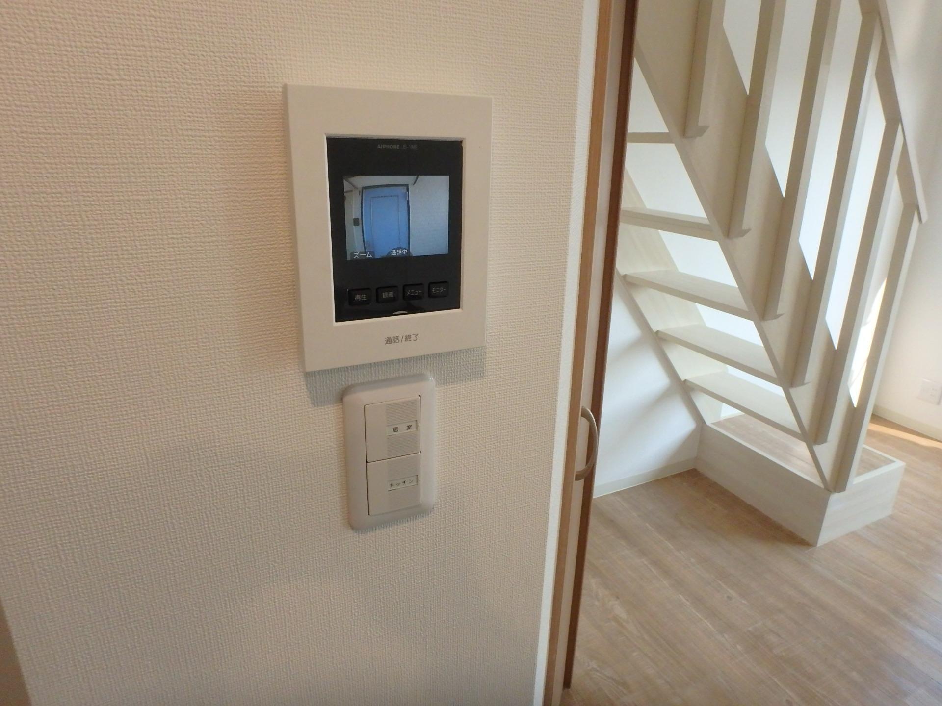 セキュリティ　録画機能付きのTVモニターホンです