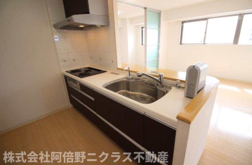 キッチン　内装は別のお部屋の参考写真です。