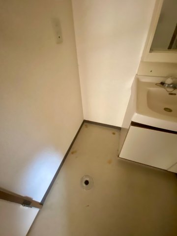 洗面設備　広い洗面スペース