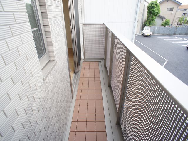 バルコニー　お洗濯物たくさん干せます♪