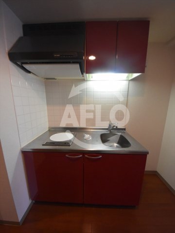 キッチン　レジデンス釣鐘　1口IHシステムキッチン