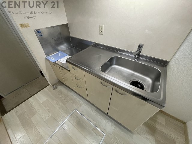 キッチン　ガスコンロ設置可能なキッチンです♪