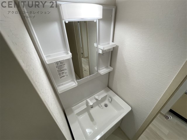 洗面設備　洗髪洗面化粧台付き♪