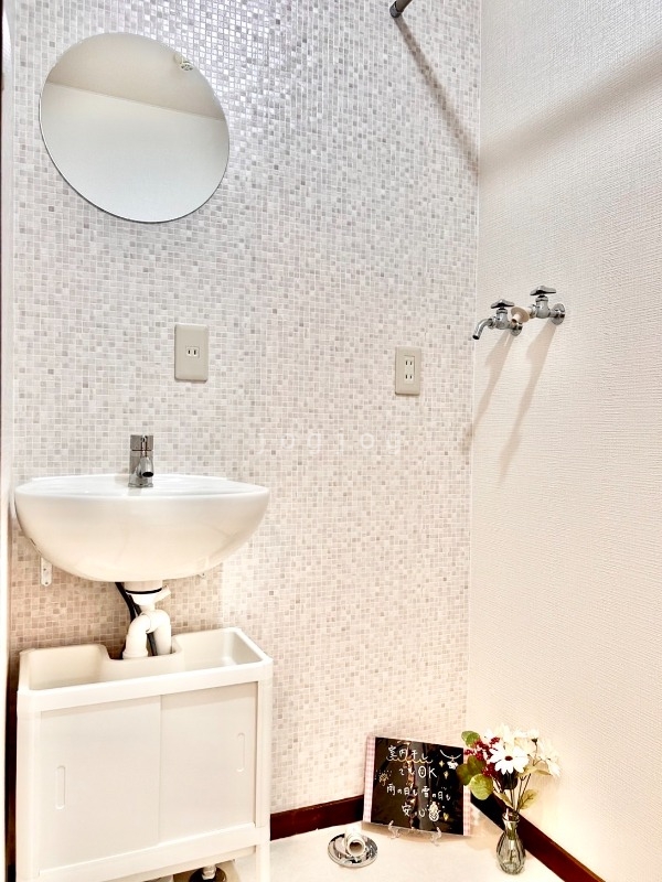 洗面設備　洗面台新設