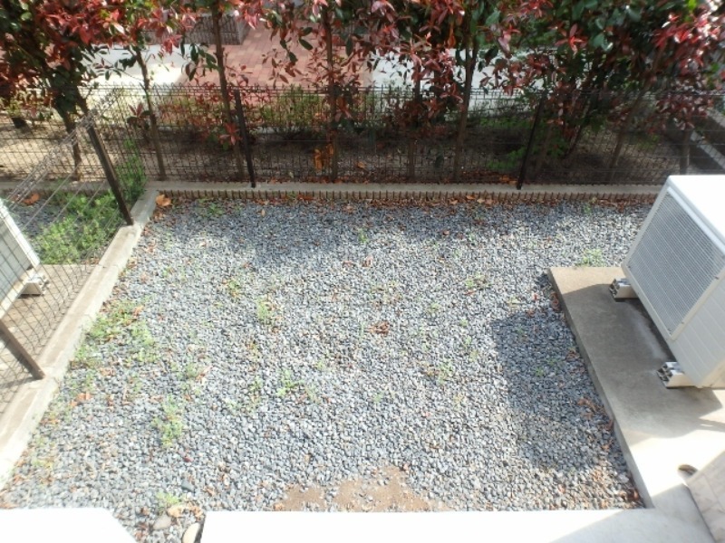 庭　図面と現状に相違がある場合には現状を優先