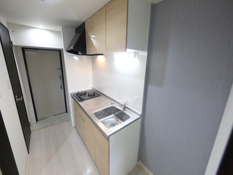 キッチン　システムキッチン（ガス2口コンロ付）