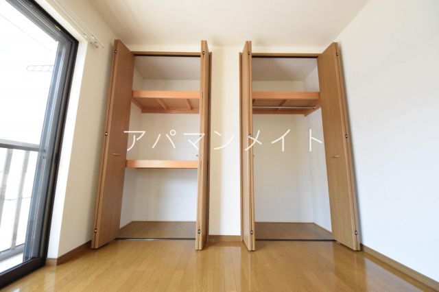 収納　十分な収納スペースがあります