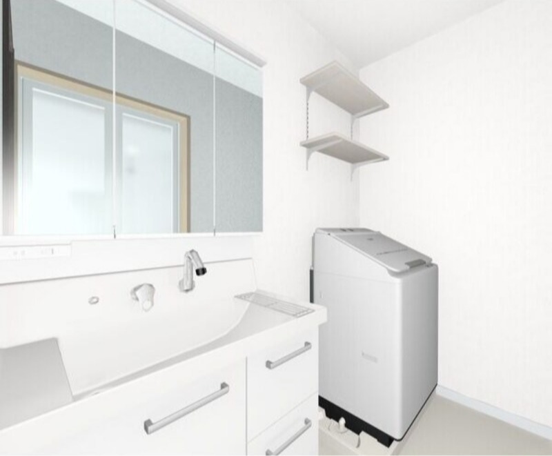 洗面設備　図面と現状に相違がある場合には現状を優先