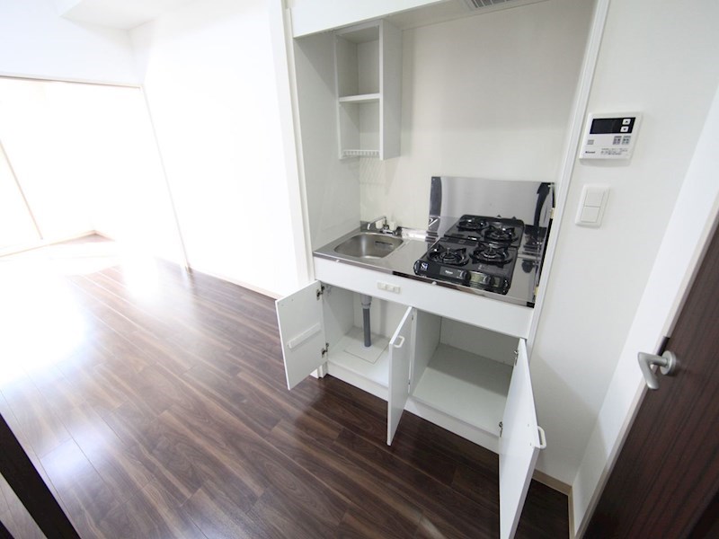 キッチン　システムキッチン（ガス2口コンロ付）