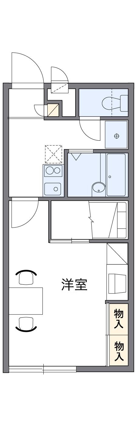 レオパレスフェリーチェ弐番館の間取り写真