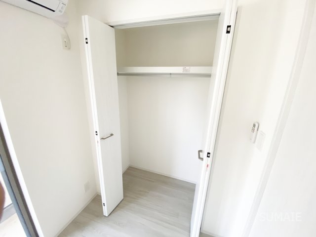 収納　上部まで収納できるクローゼット！