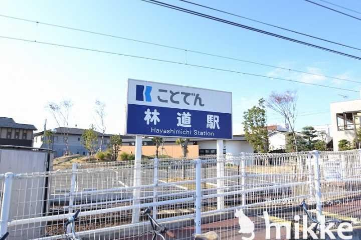 その他　ことでん　林道駅（その他）まで879m
